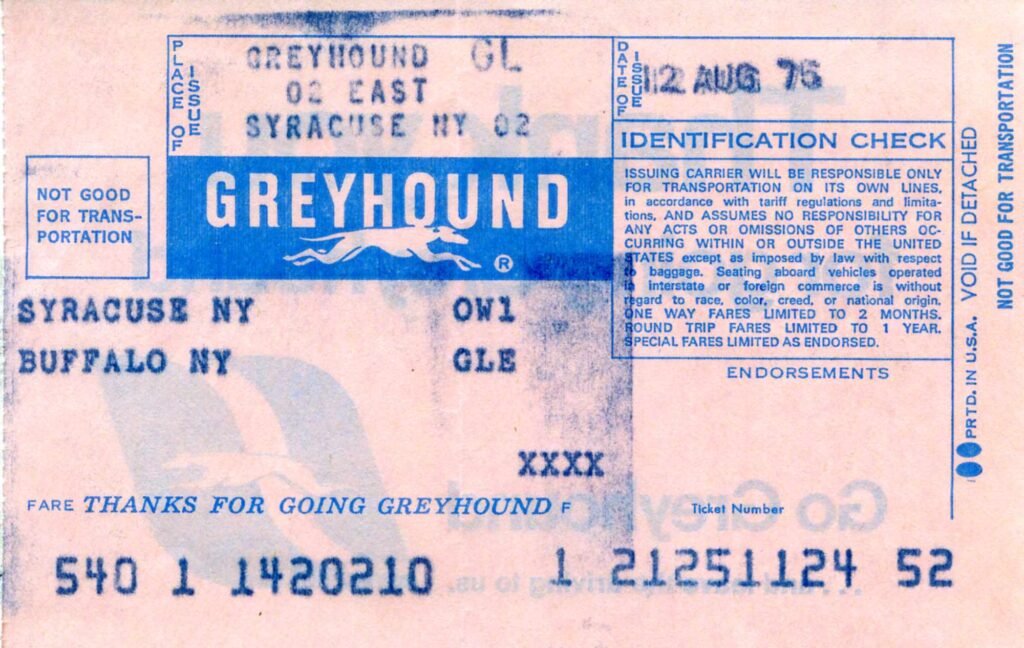 passagem da Greyhound