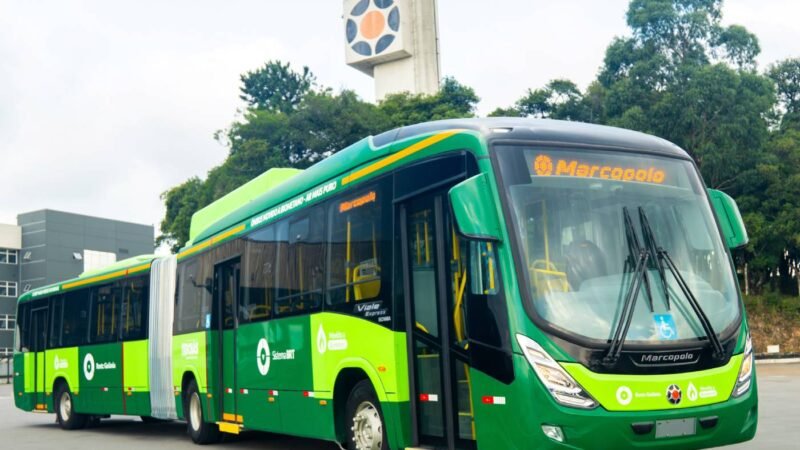 Goiânia recebe primeiros ônibus articulados a biometano do Brasil