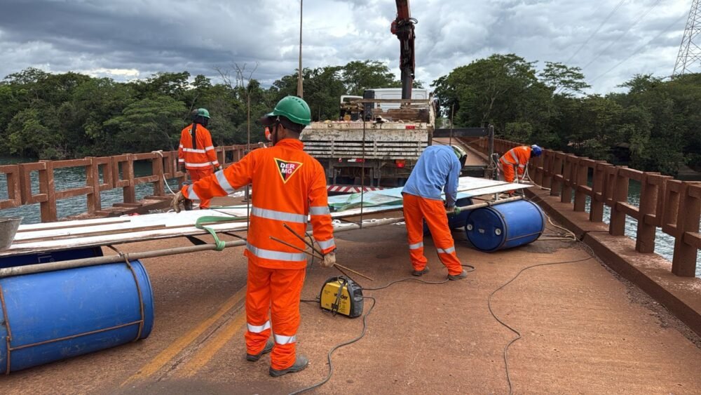 DER-MG interdita ponte e prevê até 60 dias de bloqueio na região 